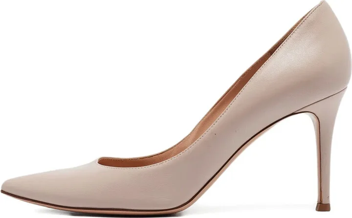 2024 Leather Pointed-Toe Pumps