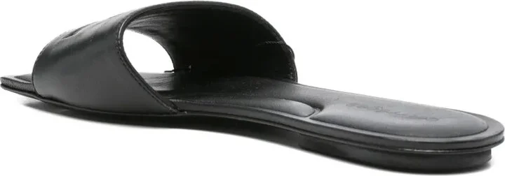2024 Logo Patch Leather Slides - Image 3