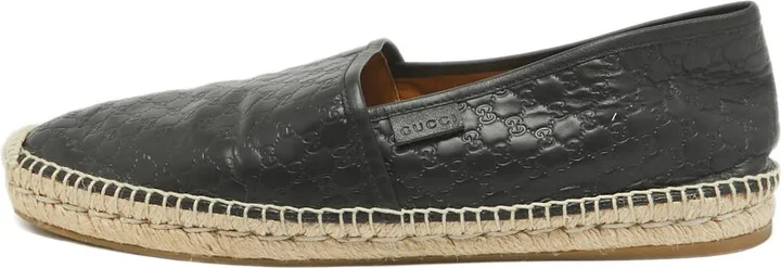2024 Microguccissima leather espadrilles