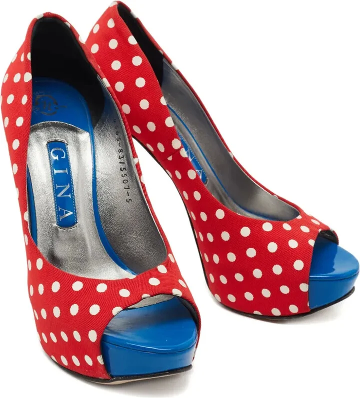 2024 Polka-Dot Platform Pumps - Image 2