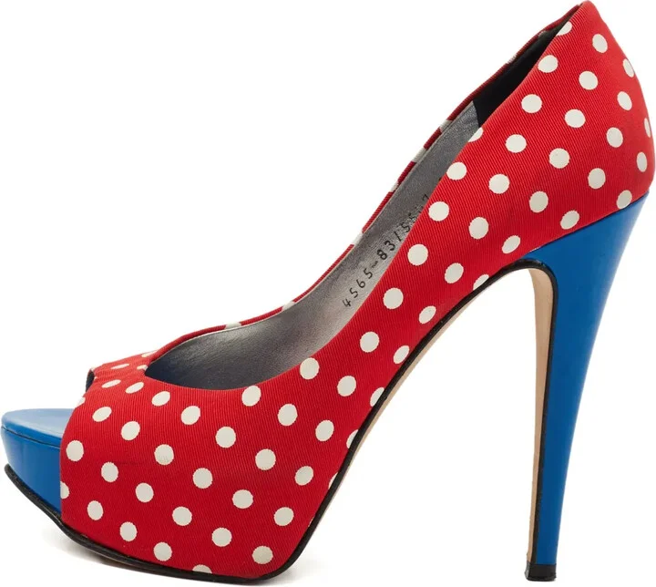 2024 Polka-Dot Platform Pumps