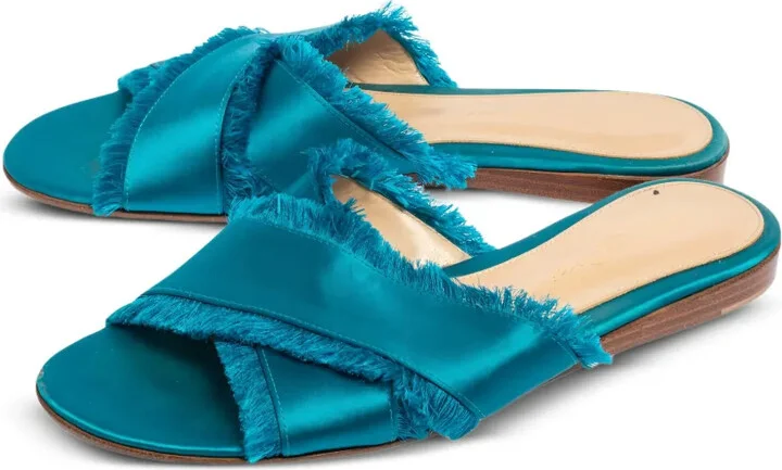 2024 Pre-Owned Crisscross-Fringed Sandals - Image 3