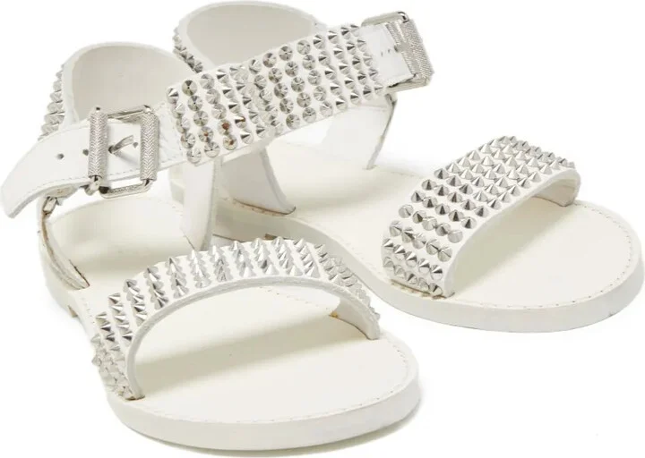 2024 Pre-Owned Studded Leather Sandals - Image 4