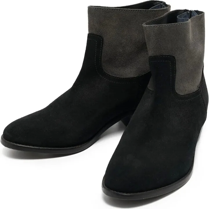 2024 Pre-Owned Suede Zip Ankle Boots - Image 2