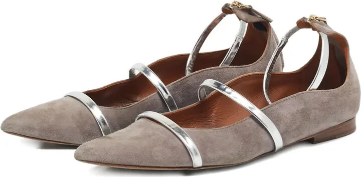 2024 preowned Robyn leather flat pumps - Image 2