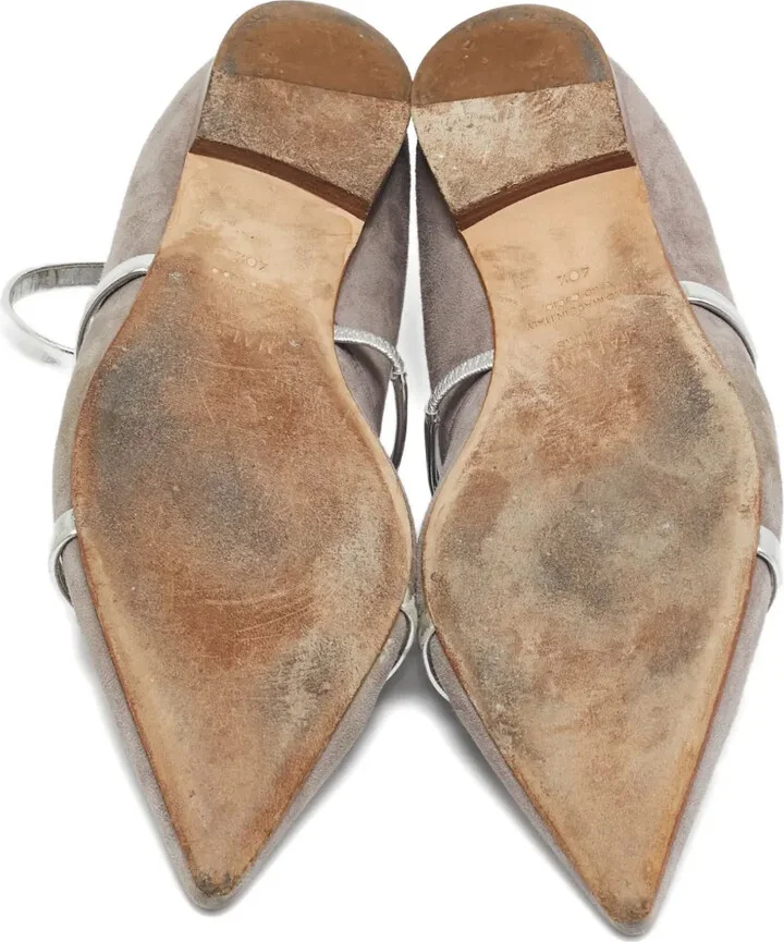2024 preowned Robyn leather flat pumps - Image 4