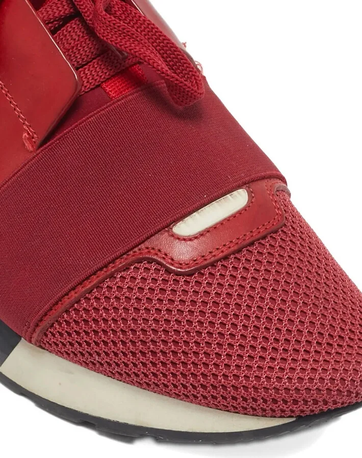 2024 Race Runner leather mesh sneakers - Image 4