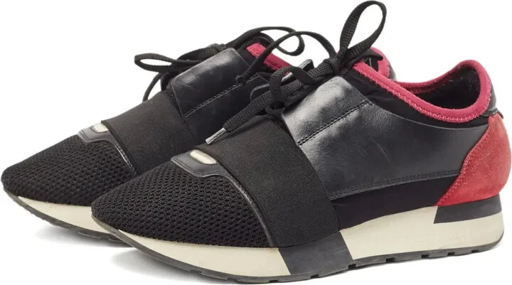 2024 Race Runner leather mesh sneakers - Image 2