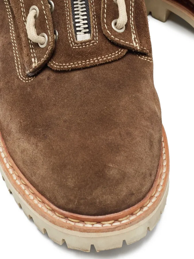 2024 Zip-Front Suede Boots - Image 5