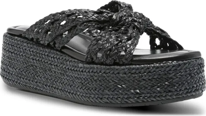 20mm New Zeppa Damier woven platform sandals - Image 2