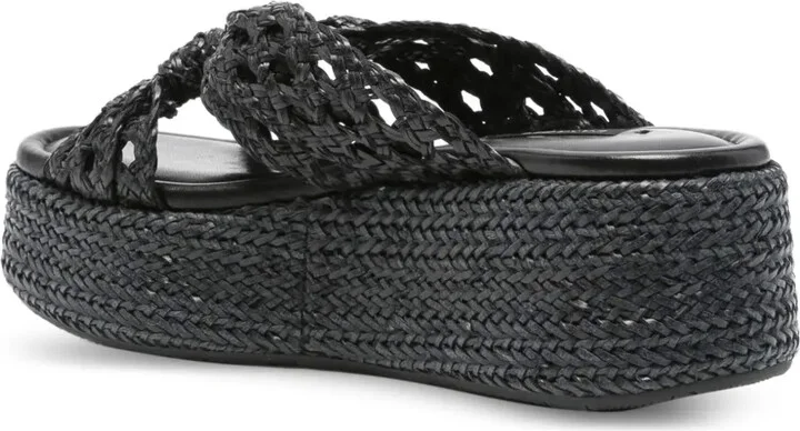 20mm New Zeppa Damier woven platform sandals - Image 3