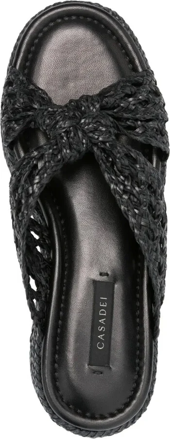 20mm New Zeppa Damier woven platform sandals - Image 4
