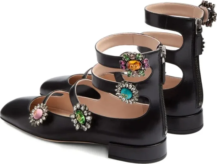 20mm Preshoes jewelled ballerina shoes - Image 3