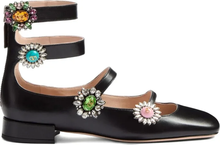 20mm Preshoes jewelled ballerina shoes