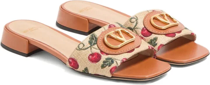 20mm VLogo Signature Cherryfic-motif sandals - Image 2