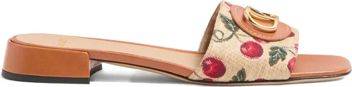 20mm VLogo Signature Cherryfic-motif sandals