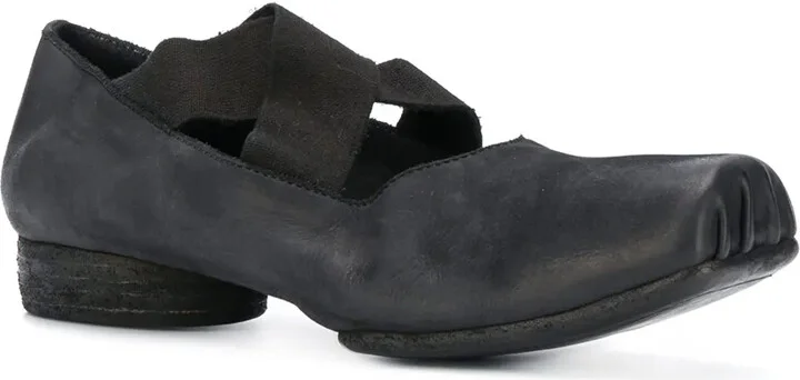 23mm Square-Toe Leather Ballerina Shoes - Image 2