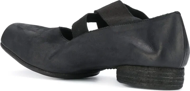 23mm Square-Toe Leather Ballerina Shoes - Image 3