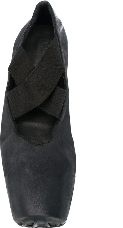 23mm Square-Toe Leather Ballerina Shoes - Image 4
