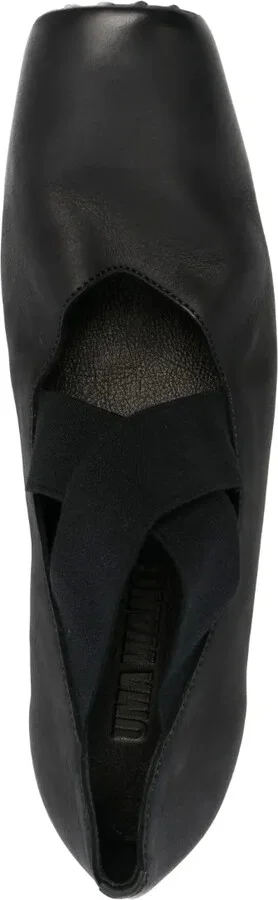23mm Square-Toe Leather Ballerina Shoes - Image 4
