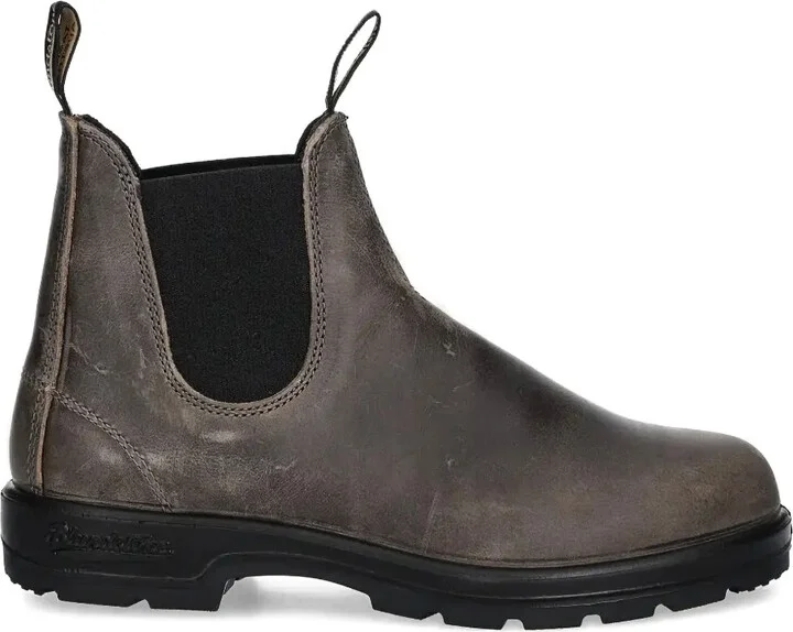 2446 Elastic-Sided Leather Boots