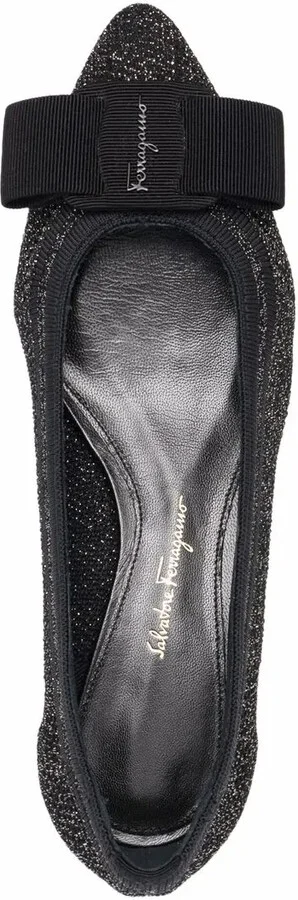 25mm Bow-Detail Pointed-Toe Pumps - Image 4