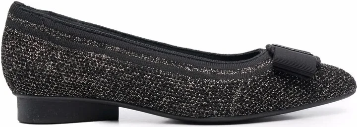 25mm Bow-Detail Pointed-Toe Pumps