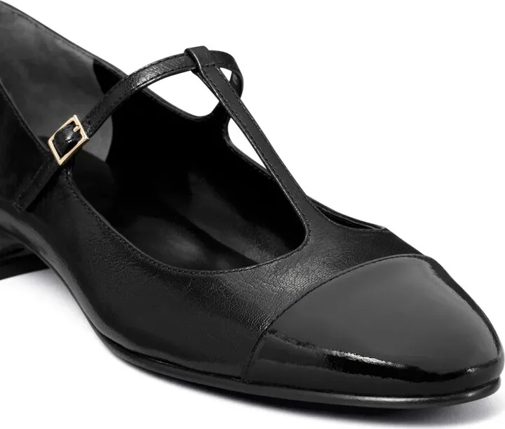 25mm cap-toe T-strap ballerina shoes - Image 3