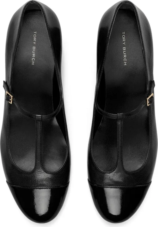 25mm cap-toe T-strap ballerina shoes - Image 4