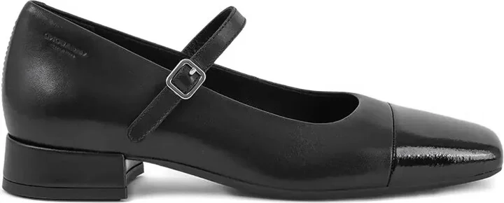 25mm Debbi buckled square-toe pumps