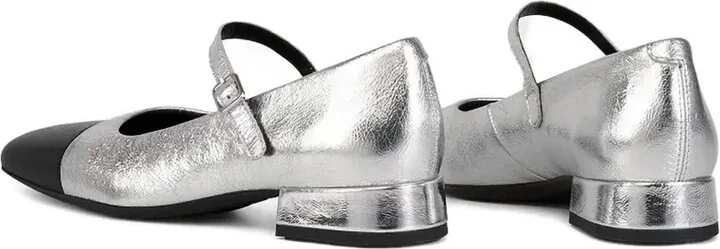 25mm Debbi metallic-leather pumps - Image 3