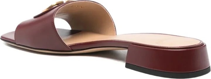 25mm leather V-logo mules - Image 3