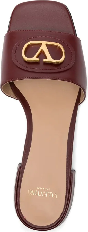 25mm leather V-logo mules - Image 4