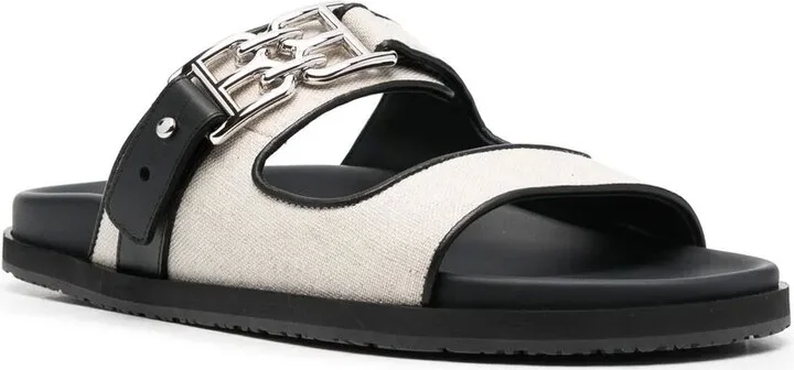 25mm Logo-Plaque Open-Toe Sandals - Image 2
