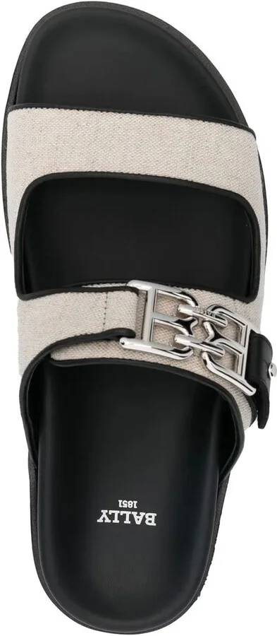 25mm Logo-Plaque Open-Toe Sandals - Image 4