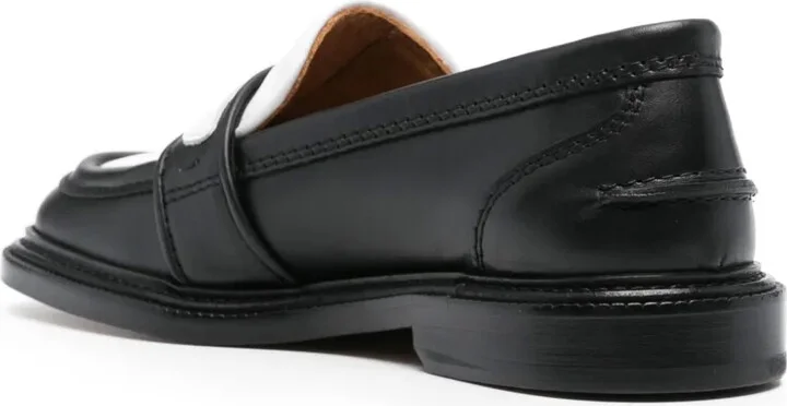 25mm Panelled Leather Loafers - Image 3
