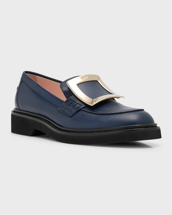 25mm Viv Rangers Buckle Leather Loafers - Image 4