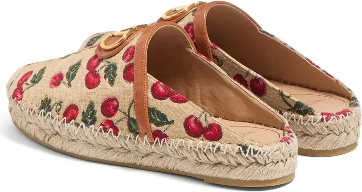 25mm VLogo Signature Cherryfic-motif espadrilles - Image 3