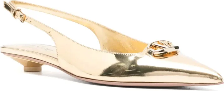 25mm VLogo slingback pumps - Image 2