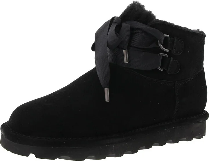 2946W Womens Logo Leather Ankle Boots