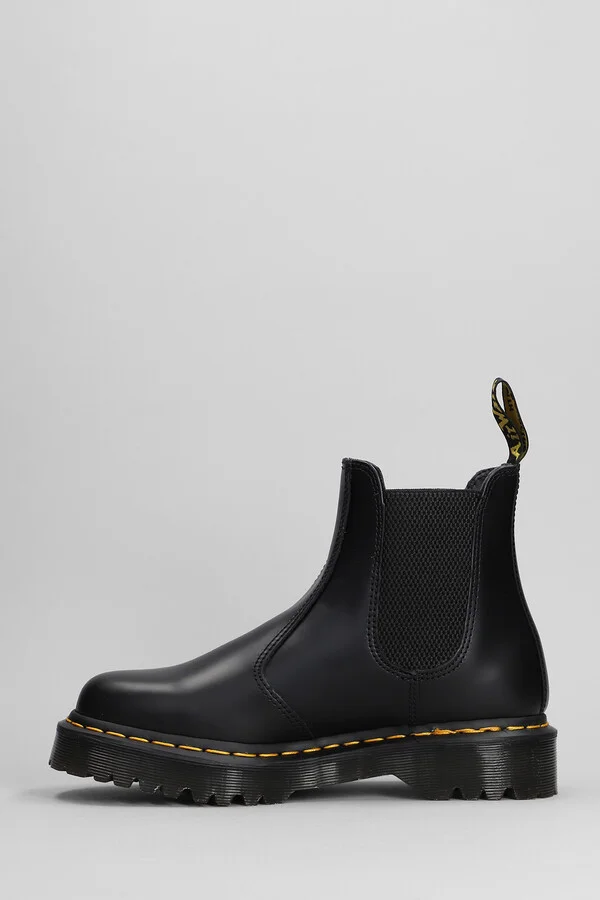 2976 Combat Boots In Black Leather - Image 3