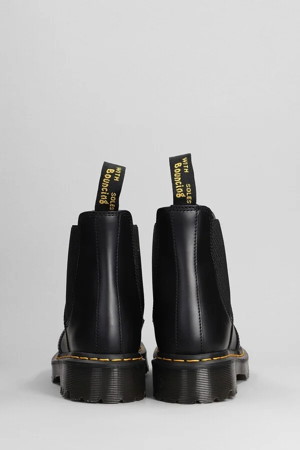 2976 Combat Boots In Black Leather - Image 4