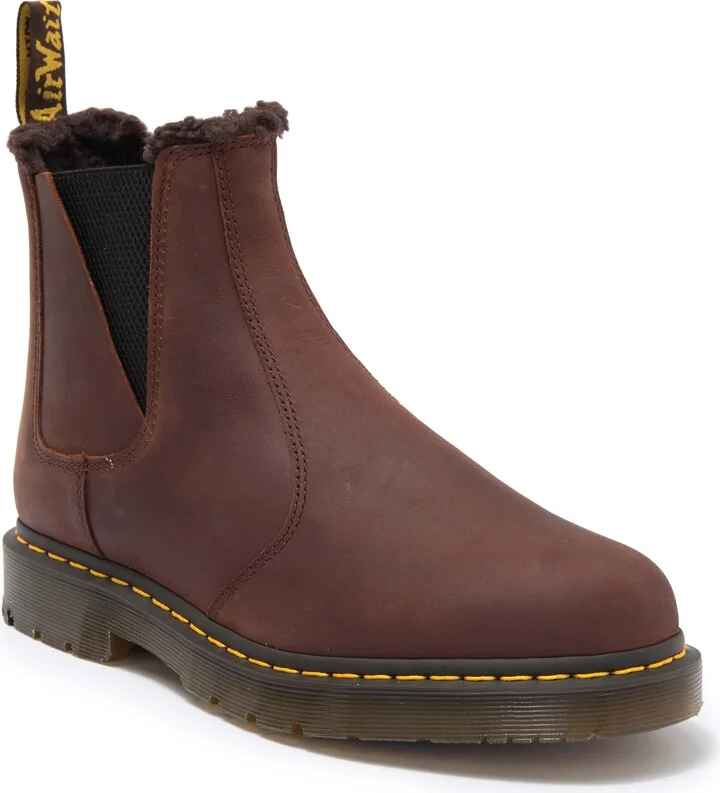 2976 Faux Shearling Chelsea Boot
