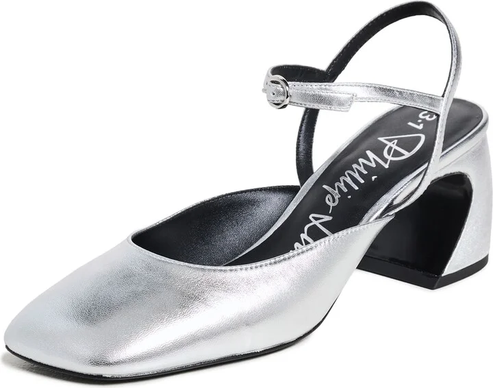 3.1 Phillip Lim ID Mary Jane Crescent Heel Pumps 65mm