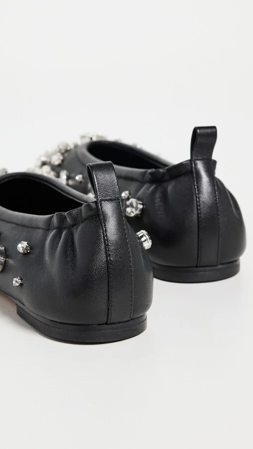 3.1 Phillip Lim ID Stretch Back Ballet Flat with Gems - Image 4