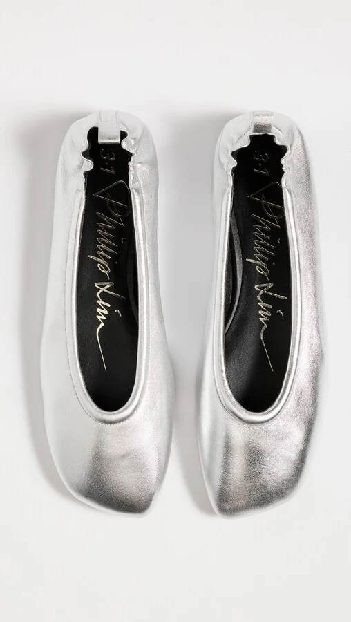3.1 Phillip Lim ID Stretch Back Ballet Flats - Image 4