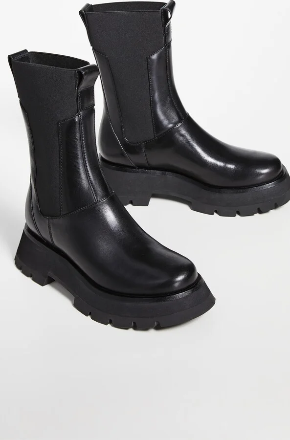 3.1 Phillip Lim Kate Lug Sole Combat Boots - Image 2