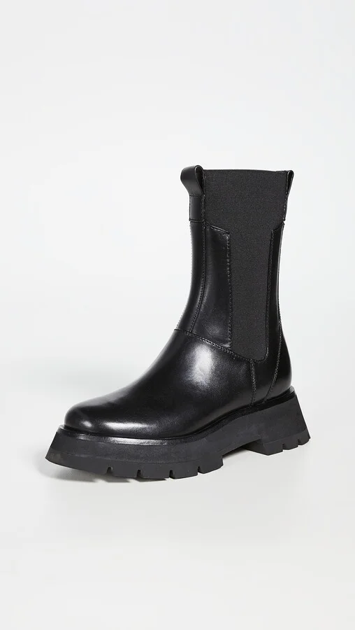 3.1 Phillip Lim Kate Lug Sole Combat Boots - Image 5