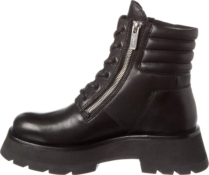 3.1 Phillip Lim Kate Lug Sole Double Zip Leather Boot - Image 2