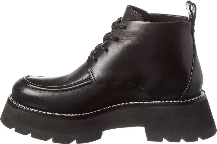 3.1 Phillip Lim Kate Short Leather Combat Boot - Image 2